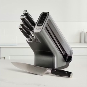 Foodi StaySharp Knife Block with Integrated Sharpener 5-Piece Set