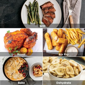 5-in-1 5.7L Grill & Air Fryer