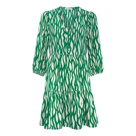 Penele Squiggle Print Swing Dress