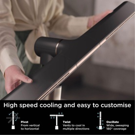 TurboBlade High-Speed Multi-Directional Cooling Fan System