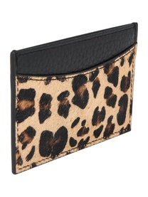 Logo Leopard Cardholder
