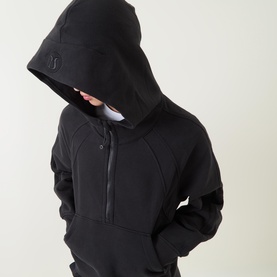 Scuba Oversized Half-Zip Hoodie