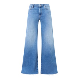 The Roller Frayed Wide Leg Jeans