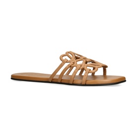 Petal Anagram Flat Sandals