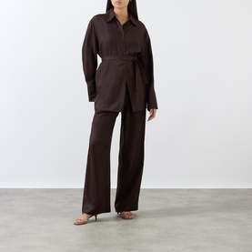 Deconstructed Silk Shirt