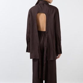 Deconstructed Silk Shirt
