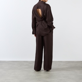Deconstructed Silk Shirt