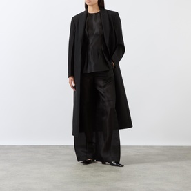 Pleated Organza Silk Top