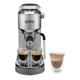Dedica Duo Cold Brew Manual Pump Machine Silver