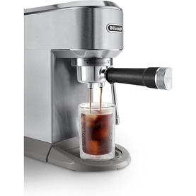 Dedica Duo Cold Brew Manual Pump Machine Silver