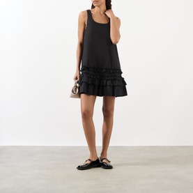 Tiered Ruffle Mini Dress