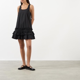 Tiered Ruffle Mini Dress