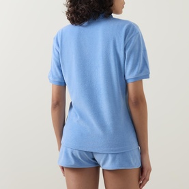Towelling Logo Polo Shirt