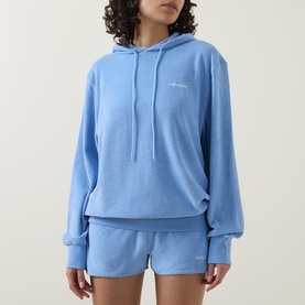 Towelling Drawstring Hoodie