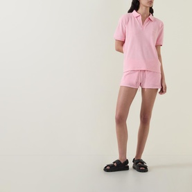 Logo Terry Towelling Polo Shirt