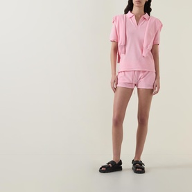 Logo Terry Towelling Polo Shirt