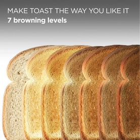 Ripple 2 Slice Toaster Midnight Black