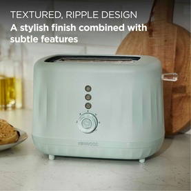 Ripple 2 Slice Toaster Eggshell Blue