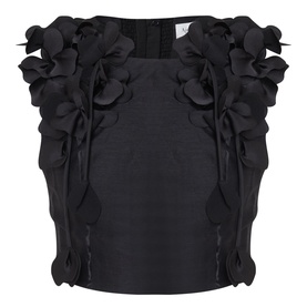 Camille Cropped Petal Top