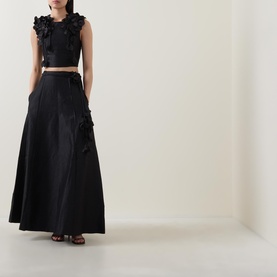 Camille Cropped Petal Top