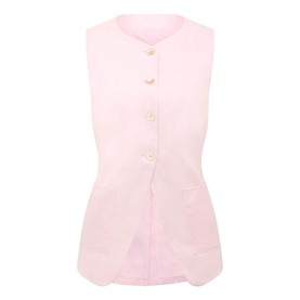 Clementine Linen Vest