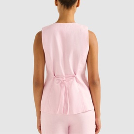 Clementine Linen Vest