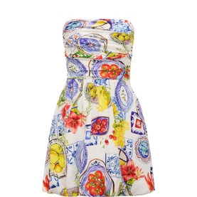 Phoebe Bubble Hem Mini Dress