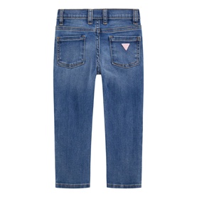 Letter Logo Love Denim Skinny Jeans