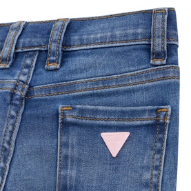 Letter Logo Love Denim Skinny Jeans