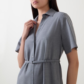 Dulera Belted Shirt Dress