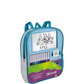 Stitch 46-Piece Colouring & Stamp Activity Backpack