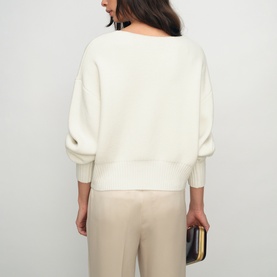 Beau Crystal-Bow Cardigan