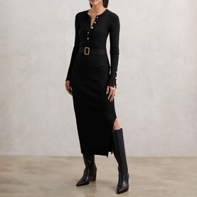 Willow Rib-Knit Dress