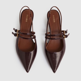 Isla Slingback Leather Pumps