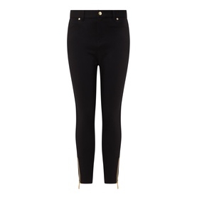 Zip Detail Skinny Trousers