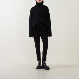 Zip Detail Skinny Trousers