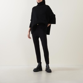 Zip Detail Skinny Trousers
