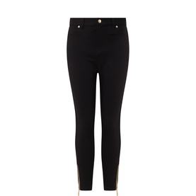 Zip Detail Skinny Trousers