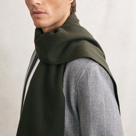 Picton Knitted Script Logo Scarf