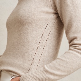 Anya Open-Stitch Sweater