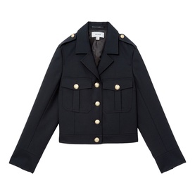 Jaque Wool Cropped Jacket