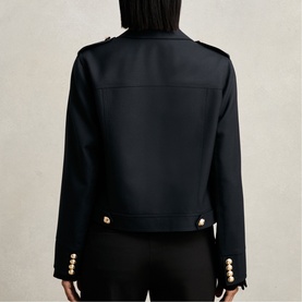 Jaque Wool Cropped Jacket