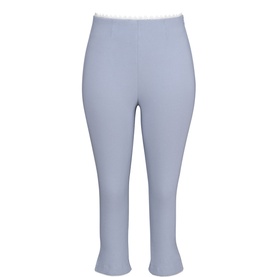Carella Lace Trim Fitted Capri Trousers