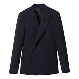 Belmont Double-Breasted Textured Suit Jacket