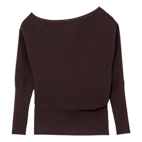 Lorna Asymmetric Draped Sweater