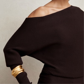 Lorna Asymmetric Draped Sweater