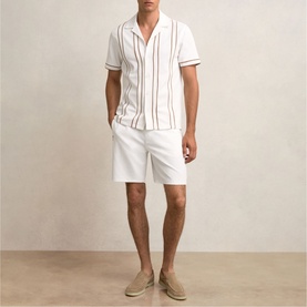 Angus Textured Drawstring Shorts