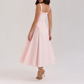 Dorothy Pleated Flared Sundress