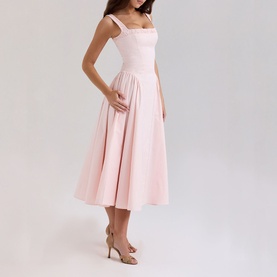 Dorothy Pleated Flared Sundress