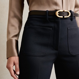Priya High-Rise Flared Trousers